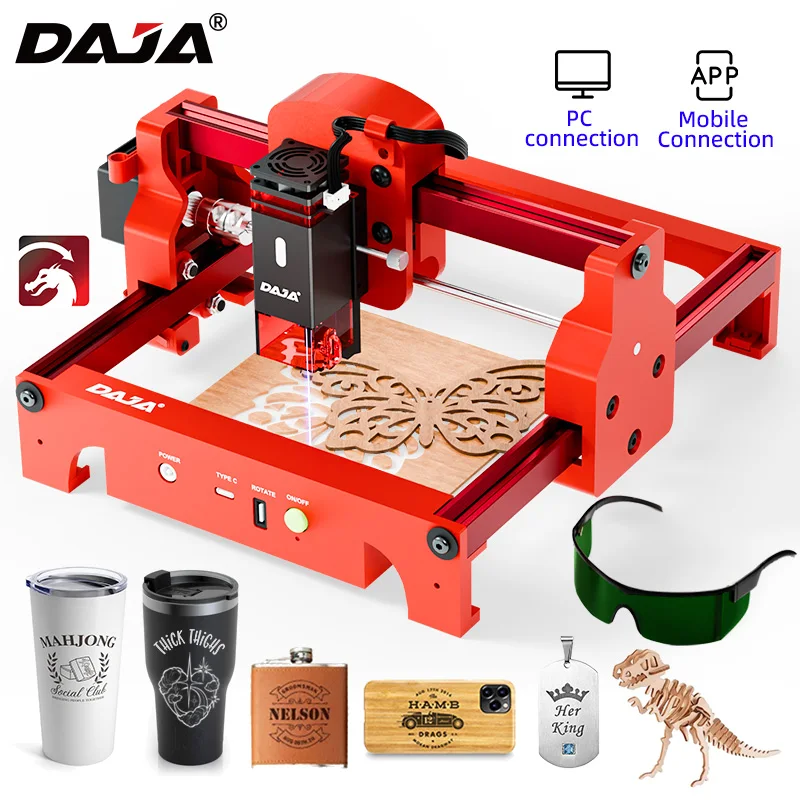 Industrial Laser Cutter - DAJA A7 Laser Engraver 5W Mini