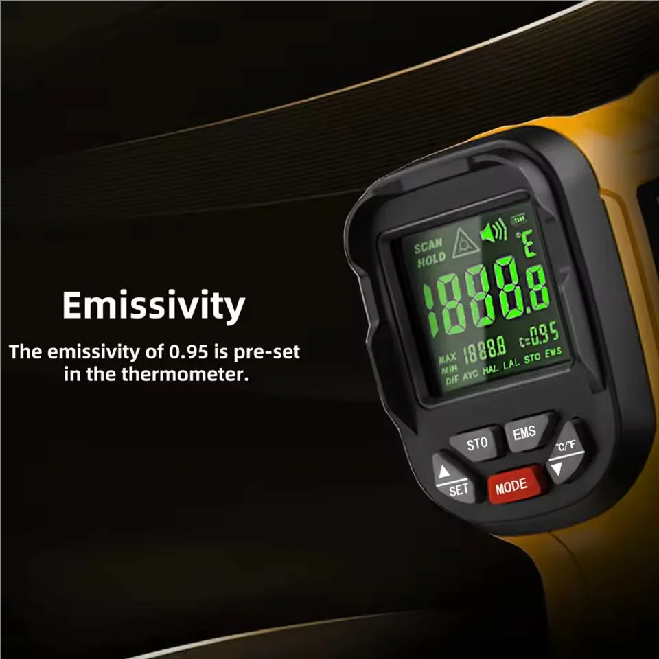 Industrial Laser Blaster - BSIDE H3 Infrared Thermometer Gun -50~1400°C