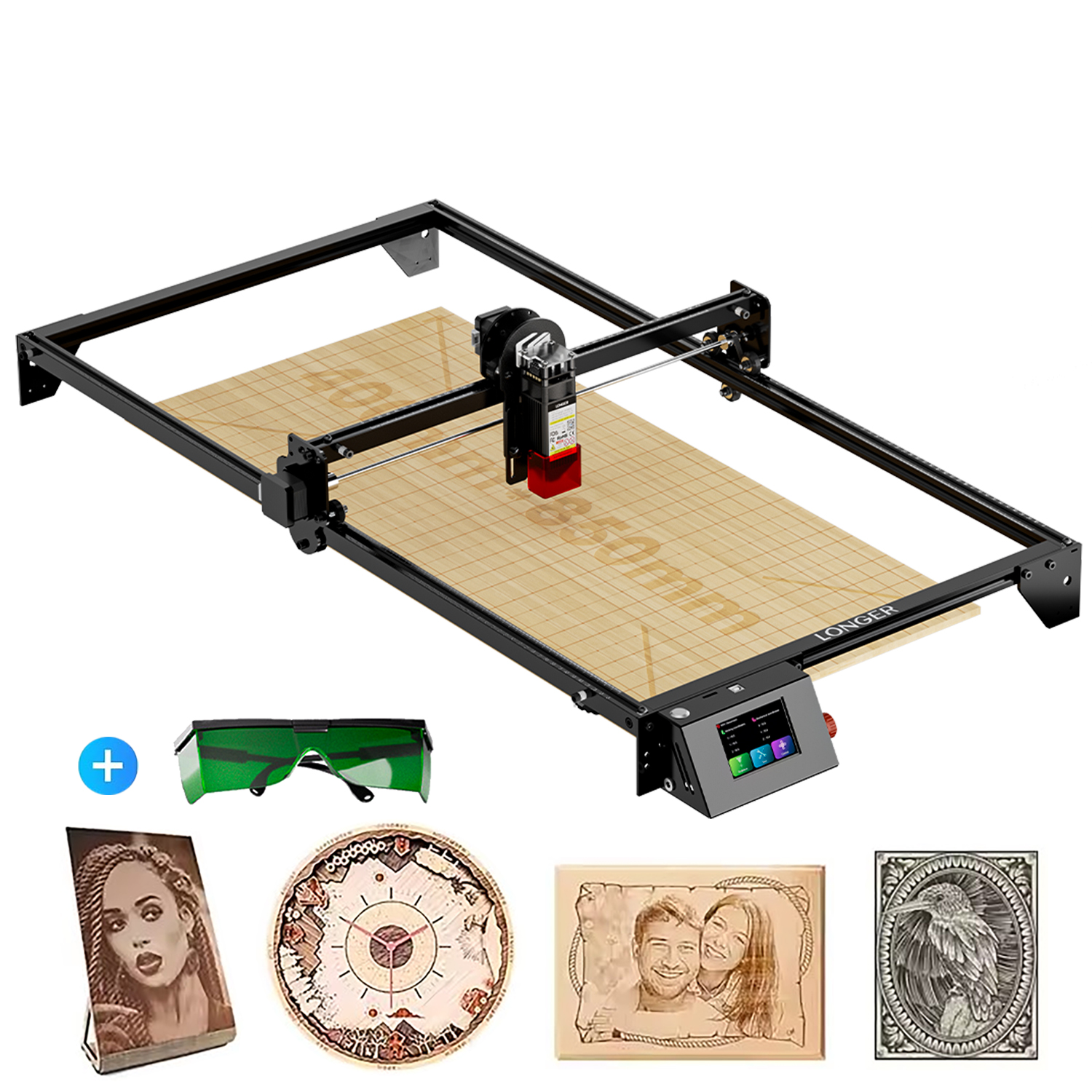 Industrial Laser Engraving Machine - Powerful 400x850mm RAY5 20W Laser Cutting