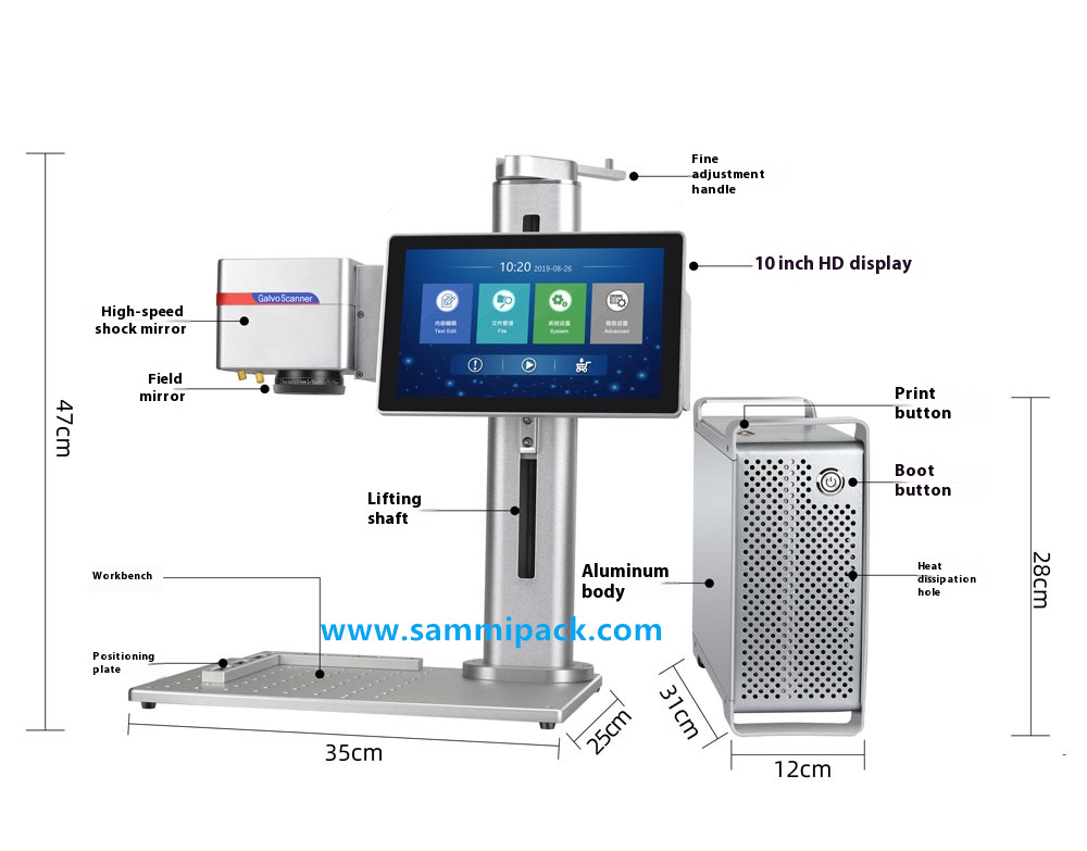 Upgraded Industrial Fiber Lase - Industrial Laser Engraving Machine Price ulasan dan harga