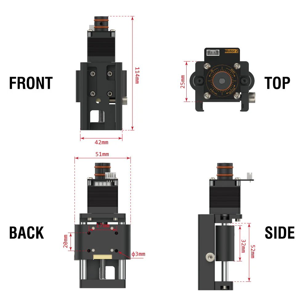 20mm NEJE Z-axis module, mecha - Industrial Use Of Laser ulasan dan harga