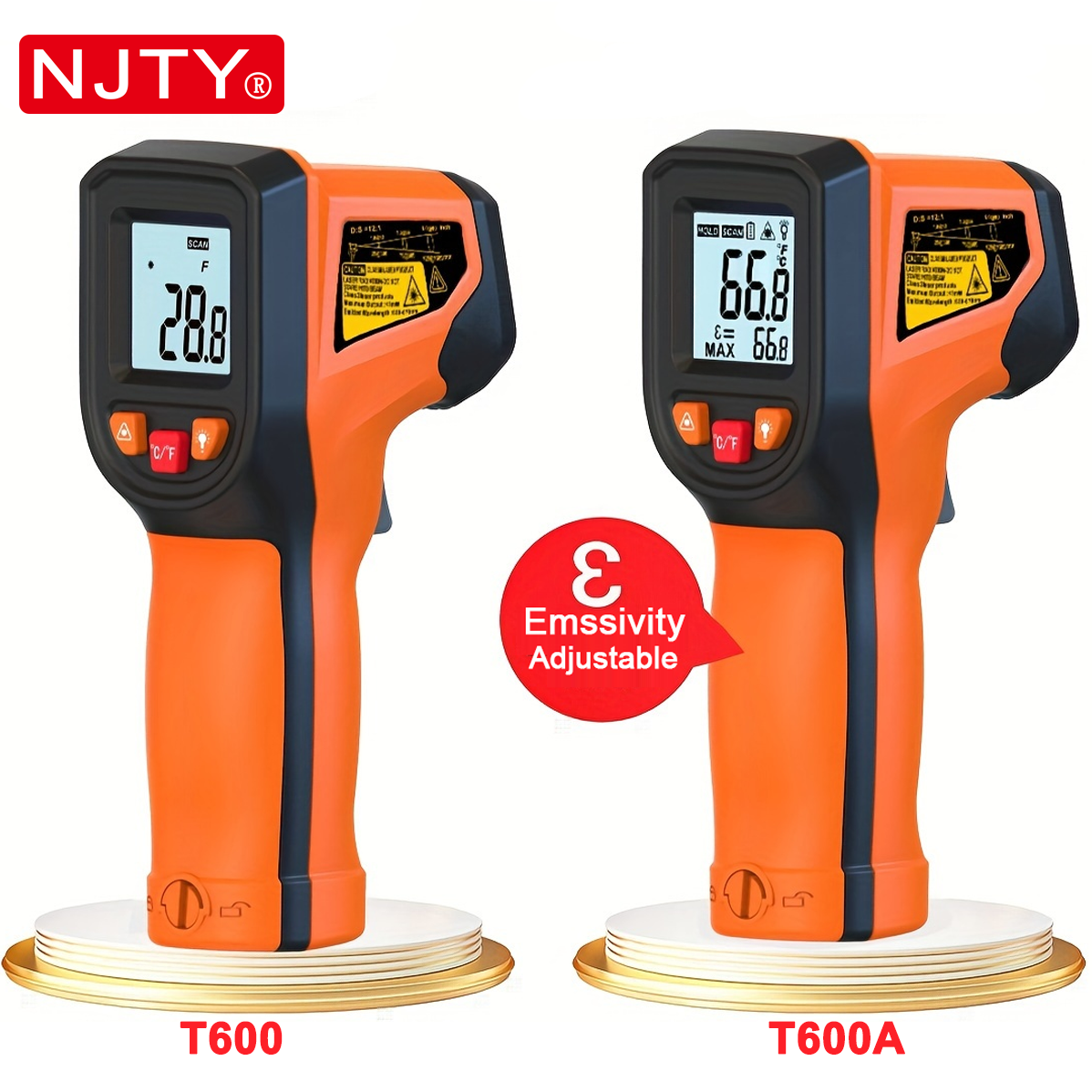 NJTY T600T600A Laser Temperatu - Industrial Laser Blaster ulasan dan harga