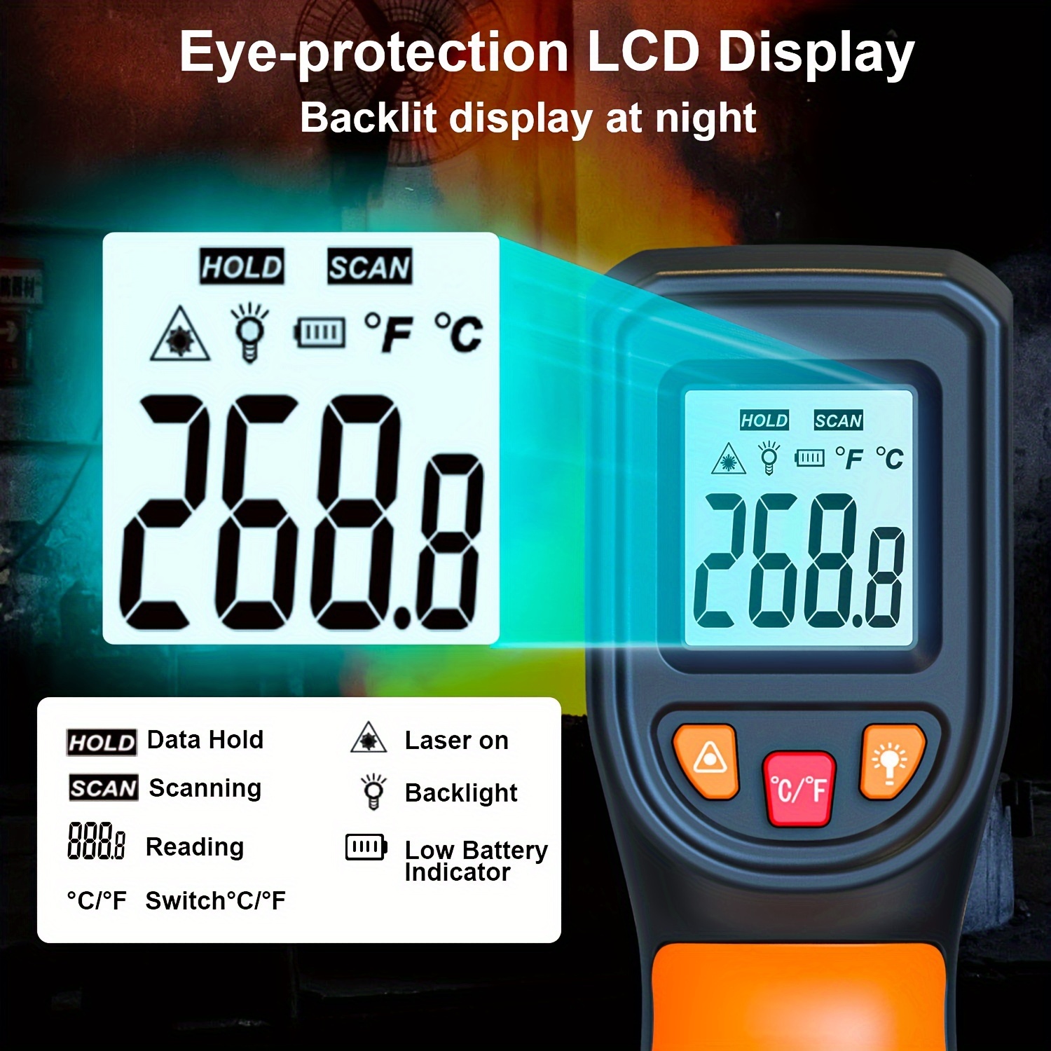 NJTY T600T600A Laser Temperatu - Industrial Laser Blaster ulasan dan harga