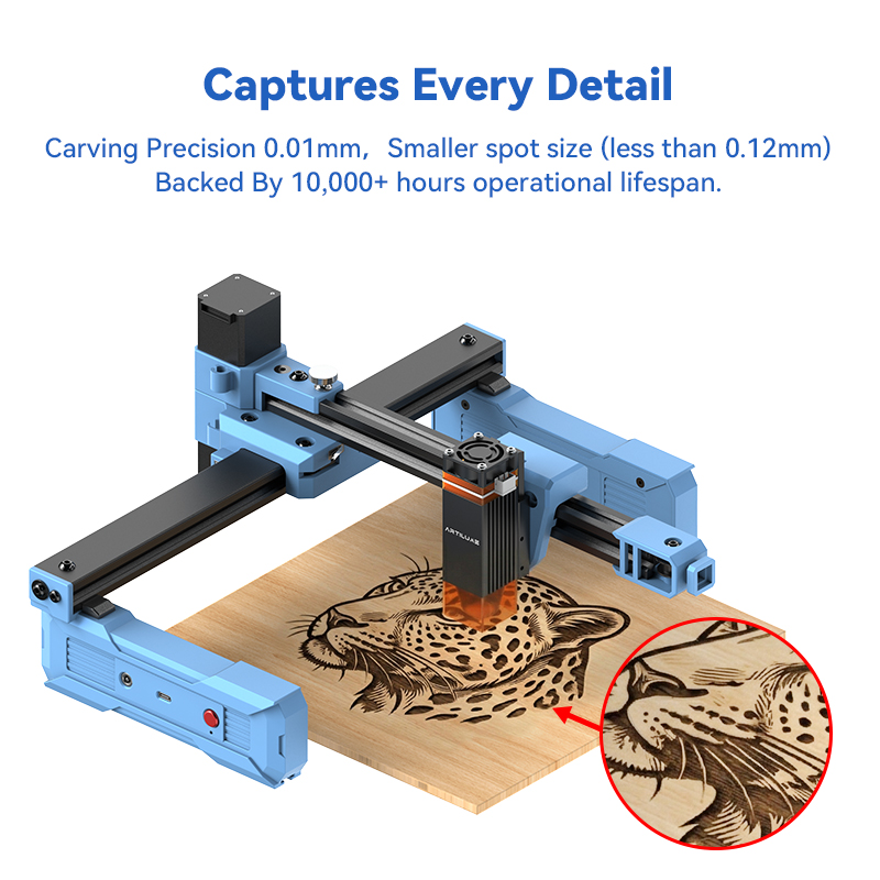 Artilume D2 2.5/6W Foldable La - Industrial Laser Engraving Machine ulasan dan harga