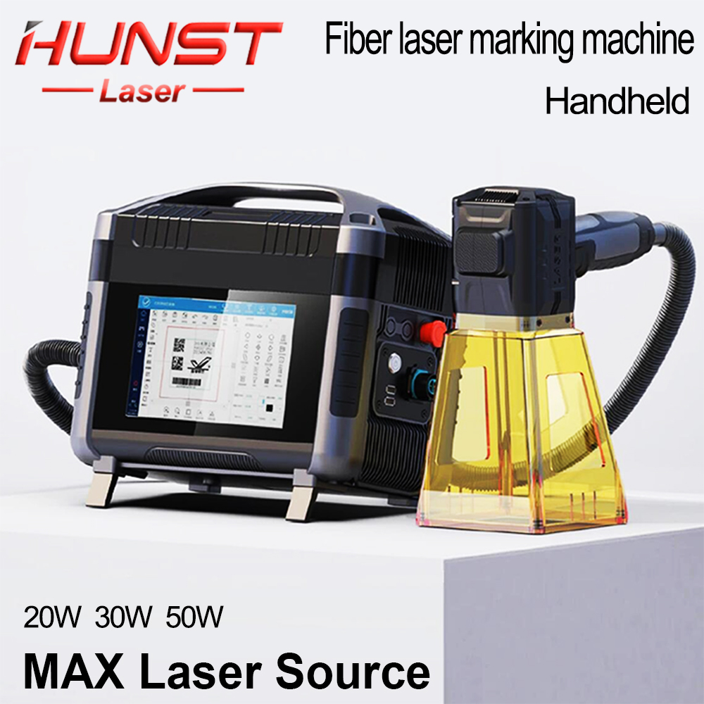 HUNST 30W Portable Hand-held F - Industrial Laser Engraving Machine ulasan dan harga