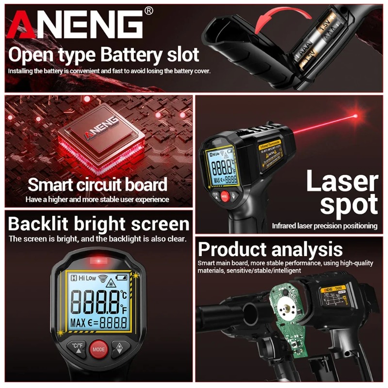 ANENG TH202 Industrial Handhel - Industrial Laser Blaster ulasan dan harga