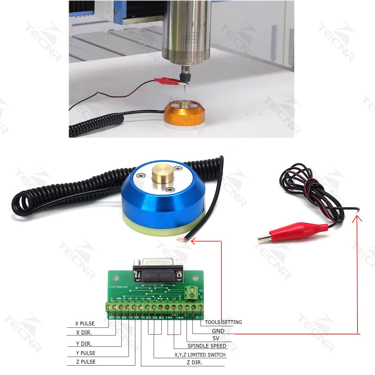 Auto Zero Tool Sensor Z Axis T - Z Axis Cnc Touch Probe ulasan dan harga