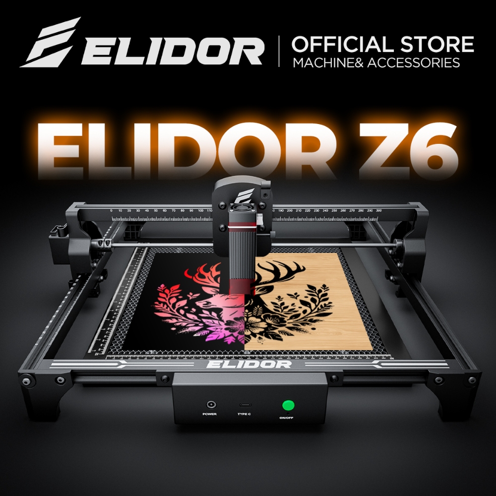 ELIDOR Z6 6W Laser Engraver an - Industrial Laser Cutter ulasan dan harga