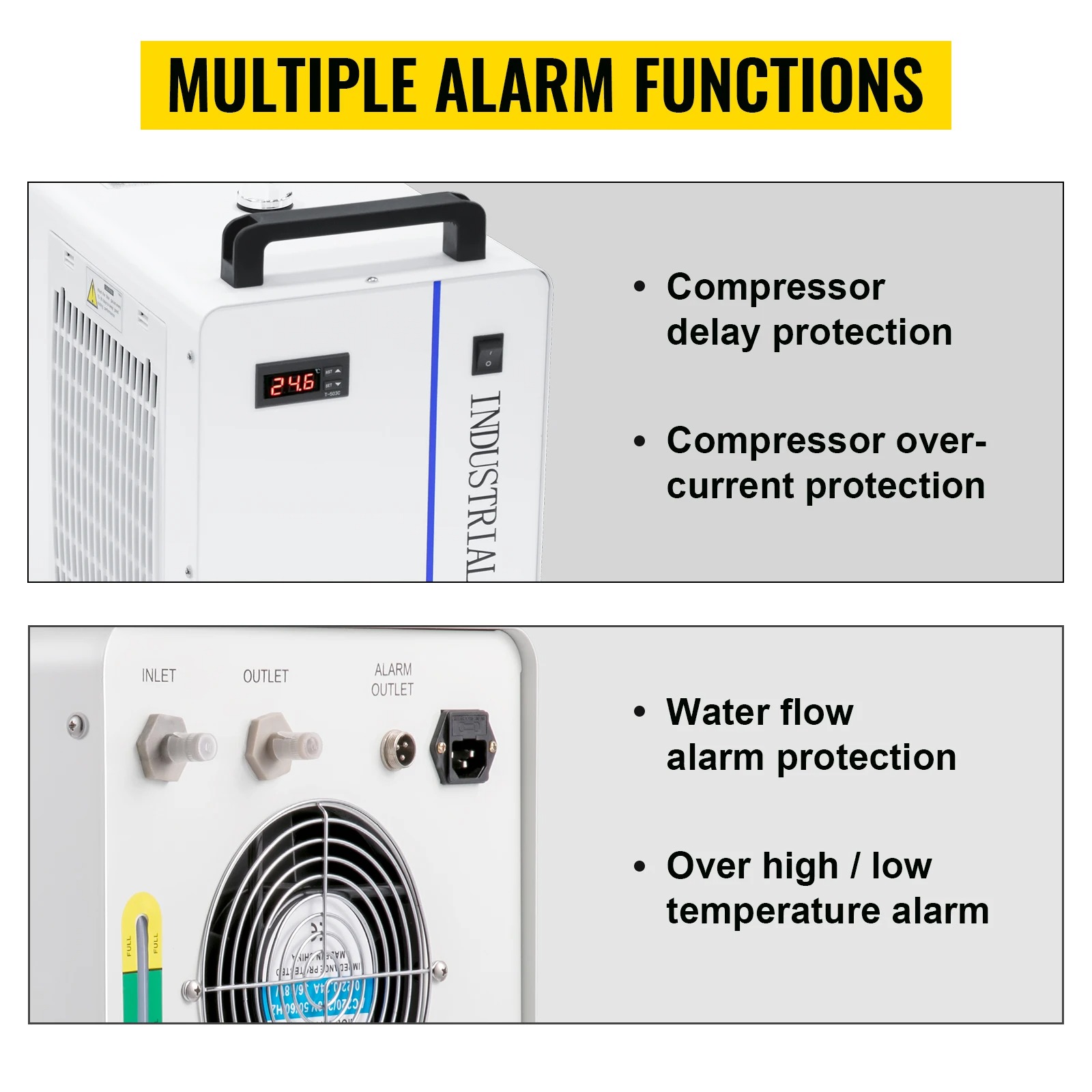 VEVOR Water Chiller CW3000 CW5 - Laser Chiller Water Cooler ulasan dan harga